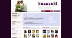 Desktop Screenshot of kezcsok.hu